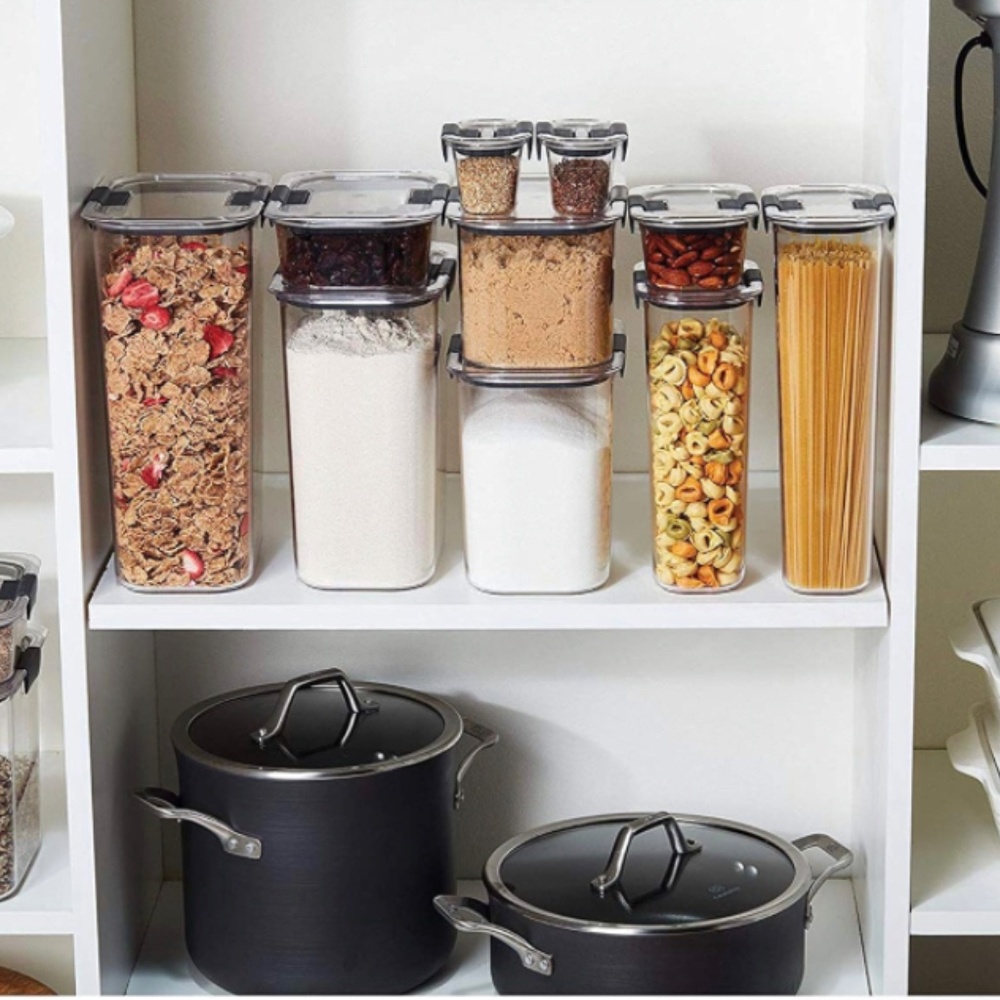 Rubbermaid Brilliance BPA Free Food Storage Containers with Lids- Set of 10